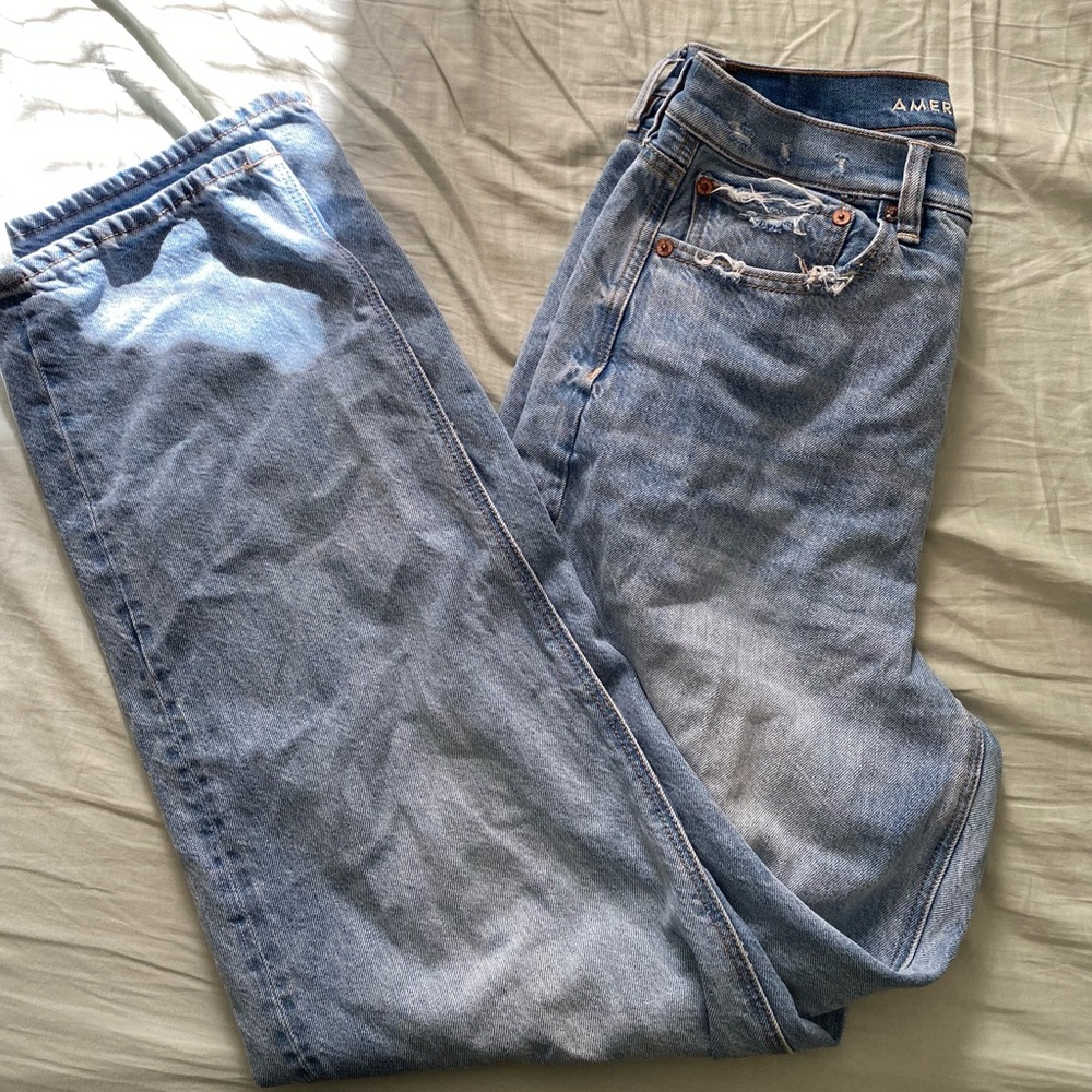 American Eagle “Baggy” Straight Leg Jeans Sz 6